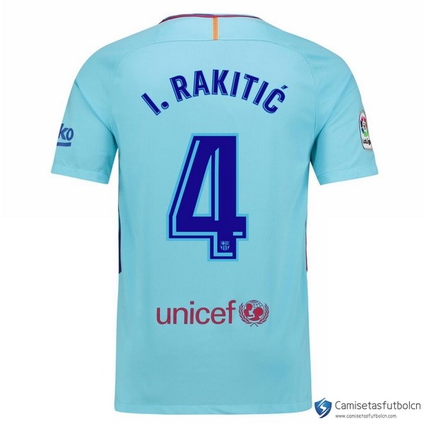 Camiseta Barcelona Segunda equipo I.Rakitic 2017-18